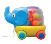 FUNTIME Ellie The Elephant Pull-Along Toy Photo