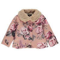 Firetrap Baby Girls Linea Wrap Jacket - Rose Floral Photo