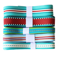 Woven Ribbon Combo - Turquoise Photo