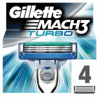 Gillette Mach3 Turbo Razor Blades - 4's Photo