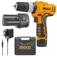 Ingco - Lithium-Ion Impact Drill 2 x Li-Ion Battery Pack and Charger Photo