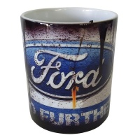 DIY Outdoor City Vintage `Look` Oil Spillage - Coffee Mug - Ford Mug Photo