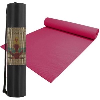 6mm Thick Yoga Mat & Pilates Mat with Bag - Pink Photo