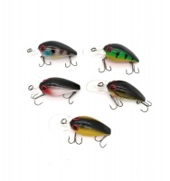 Bass Hunter Swim 0 50mm Floating Fishing Bait - Set of 5 Photo