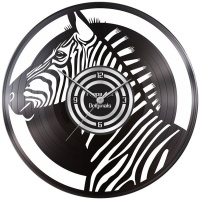 Pappa Joe - Custom Vinyl Wall Clock - Zebra Photo