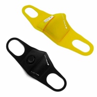 NanoWave Mask Combo of 2 Adult Black and Kids Canary Yellow Photo