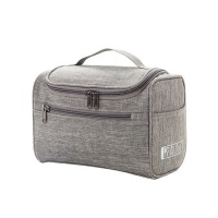 Portable High Capacity Travel Wash Toiletry Bag - Gray Photo