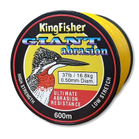 Kingfisher Giant Abrasion Nylon .50MM 16.8KG/37LB Colour Gold 600m Spool Photo