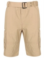 Tokyo Laundry - Mens Alan Cotton Cargo Shorts with Belt In Stone [Parallel Import] Photo