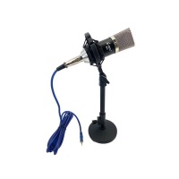 MI8 Professional Studio Microphone with Desk Stand Photo