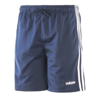 adidas - Men's 3-Strripe Tricot Shorts - Navy Photo