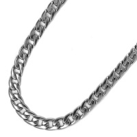 Xcalibur 11mm Broad Curb Chain 55cm Long Stainless Steel Photo