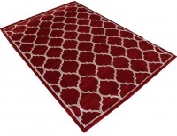 Decorpeople Heatset and Polyester Rug in Red Photo
