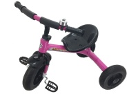 Rockin Riderz Tricycle Black & Pink With Bell Photo