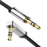 UGreen 3.5mm M to M 90° 1.5m Audio Cable - Black Photo