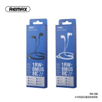 Remax RW-108" Earphone Wired Music Handsfree White Photo
