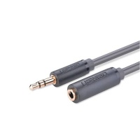 UGreen 3.5mm M to F 1m Audio Ext Cable - Grey Photo