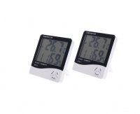 Unbranded 2 Pack Digital Temperature And Humidity Thermometer Indoor Clock Photo