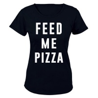 Feed Me Pizza - Ladies - T-Shirt Photo