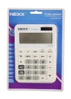 NEXX CD2720 White 12 Digit Desktop Calculator. Photo