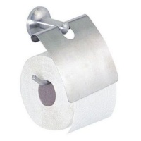 Kirk Aqua Toilet Roll Holder with Lid - Stainless Steel Photo