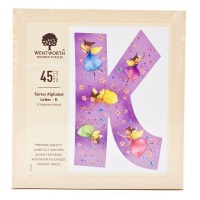 Wentworth Wooden Puzzle - Fairies Alphabet Letter - K Shaped Photo