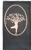 Dance Of Life - Black Jumbo Sand-Free Suede Microfiber Towels 180cm x 90cm Photo