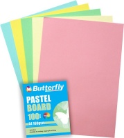 Butterfly Mixed A4 Pastel Board - Pack Of 100 Photo