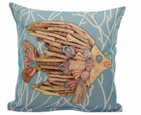 GNL Good Night Linen GNL - Beach Fish Woven Scatter Cushion Covers Photo