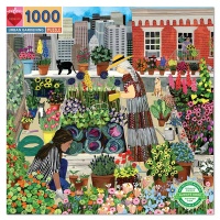 eeBoo Family Puzzle - Urban Gardening: 1000 Pieces Photo