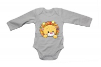 Peeking Lion - LS - Baby Grow Photo