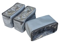 Camp Cover Ammo Pouch Set Ripstop Thirds Charcoal Photo