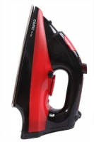 Conic - 2300W Stainless Steel Steam Iron - Black & Red Photo