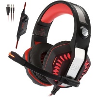 Cell N Tech |Gaming Headset with Mic LED Light Kotion G2000 Red Photo