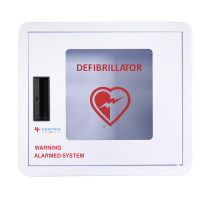 Automated External Defibrillator Alarm Cabinet Photo