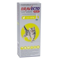 Bravecto Plus for Small Cats 1.2 - 2.8KG Photo