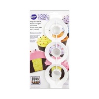 Wilton Two Tone Cup Cakes Muffins Insert Decorating Core Celebration Tool Photo