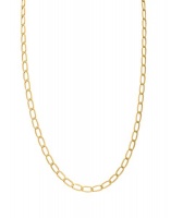 Art Jewellers - 9ct/925 Gold Fusion Gent's Long Link Curb Necklace Photo