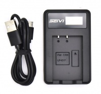 Canon Seivi LCD USB Charger for LP-E17 Battery Photo