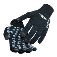 DeFeet DuraGlove ET Black Cordura w/White Grippies Photo