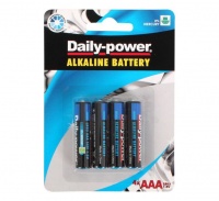Bulk Pack x 12 Daily-Power Alkaline Battery Size AAA Card of 4 Photo