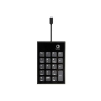 Port Connect Wired USB and Type-C Numpad Keypad - Black Photo
