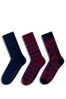 John Frank Men's Fashion Socks - Set of 3 Photo