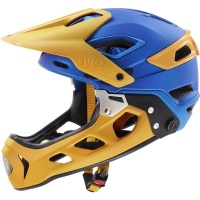 Uvex Blue -Yellow Jakkyl HDE Mountainbike Helmet Photo