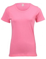 PepperST Ladies Scoop neck T-Shirt - Hot Pink Photo