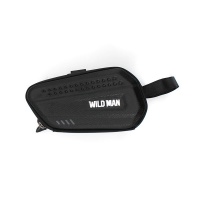 Wildman Hard Shell Under Seat Bicycle Saddle Bag Storage For Cycling Universal Fit Photo