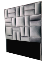 Decorist Home Gallery Modern- Grey Headboard King Size Photo