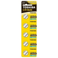 Toshiba Lithium Coin Cell CR1620 - 5 Pack Photo