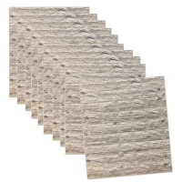 HEARTDECO 3D Foam Self-Adhesive Wall Panel 10 Piece Pack -Brick Photo