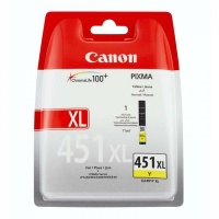 Canon CLI-451XL Original Yellow Ink Cartridge Photo